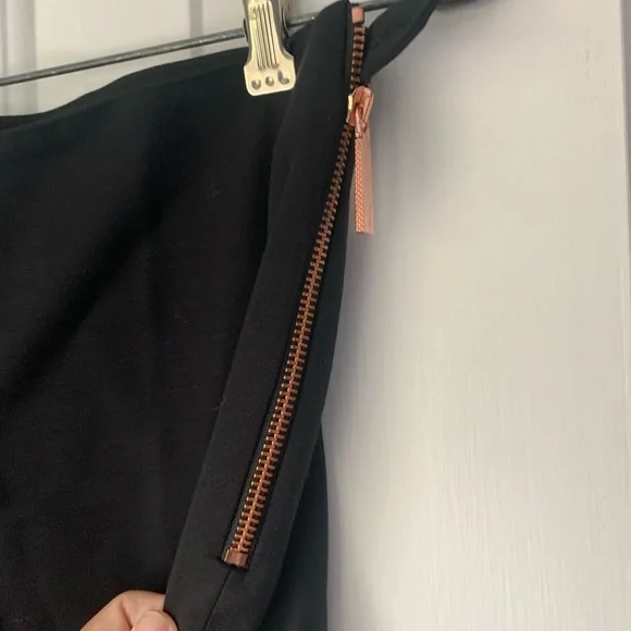 Ted Baker black tapered leg slacks. Like new - Picture 3 of 5